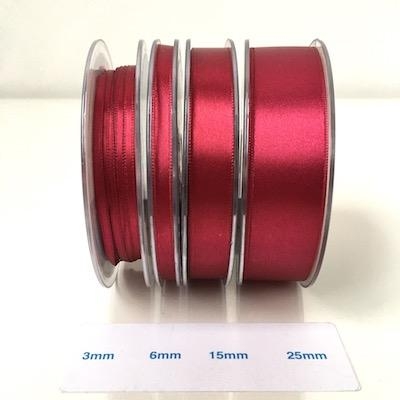 magenta satin ribbon