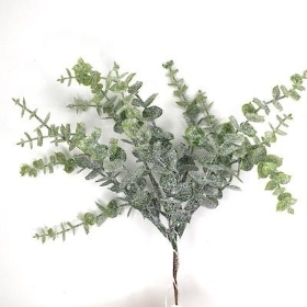 White Glitter Eucalyptus Bush 31cm