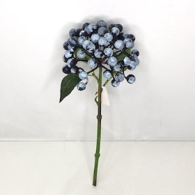 Blue Black Berry Stem 30cm