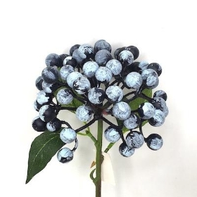 Blue Black Berry Stem 30cm