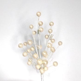 Pearl Cream Berry Pick 23cm