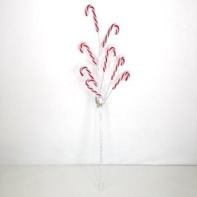 Candy Cane Spray 62cm