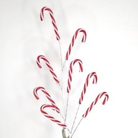 Candy Cane Spray 62cm