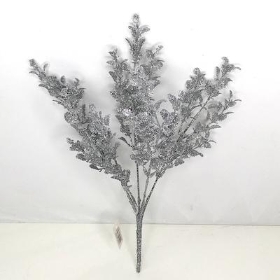 36 x Assorted Glitter Eucalyptus Bush 30cm