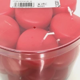 Ruby Red Floating Candles x 28