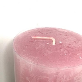 Antique Pink Levi Candle 14cm