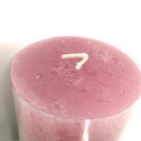 Antique Pink Levi Candle 11cm