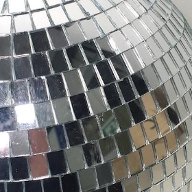 Silver Disco Ball 20cm