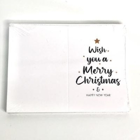 A Merry Christmas Florist Folding Card x 25