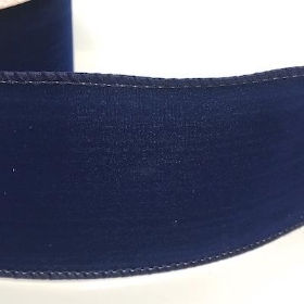 Navy Velvet Ribbon 63mm