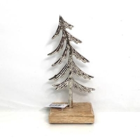 Metal Christmas Tree Decoration 18cm