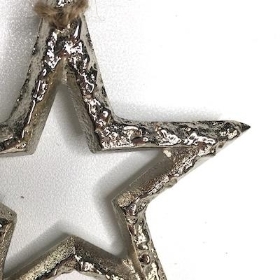 Metal Hanging Star 9cm