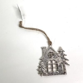 Metal Hanging House 7cm