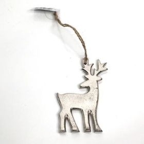 Metal Hanging Reindeer 10cm