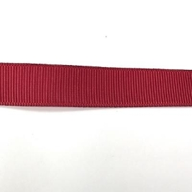 Deep Red Grosgrain Ribbon 15mm