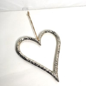 Metal Hanging Heart 15cm