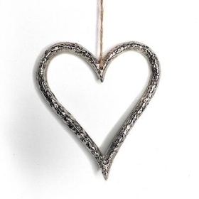 Metal Hanging Heart 15cm