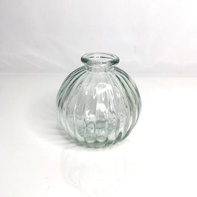Clear Bubble Vase 8cm