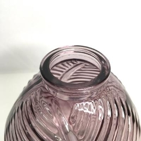 Amethyst Leaf Vase 13cm