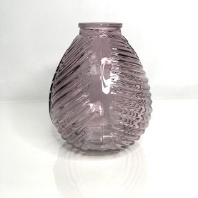 Amethyst Leaf Vase 13cm