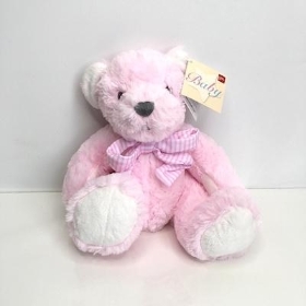 Pink Fluffy Teddy Bear 20cm