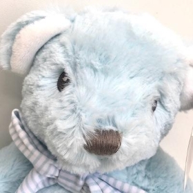 Blue Fluffy Teddy Bear 20cm