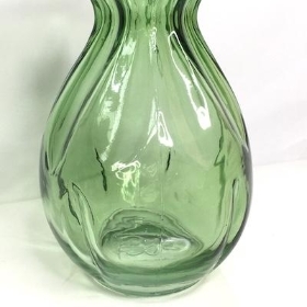 Green Shell Waisted Vase 20cm