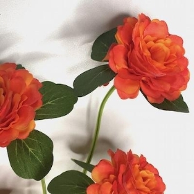 Orange Ranunculus Spray 71cm