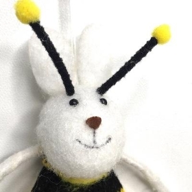 Bumble Bee Hanging Rabbit 15cm