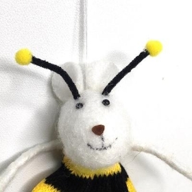 Bumble Bee Hanging Mouse 15cm