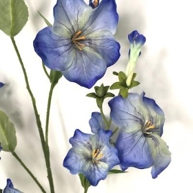 Blue Morning Glory Spray 86cm