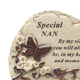 Nan Butterfly Plaque 14cm