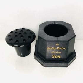 Black In Loving Memory Son Pot