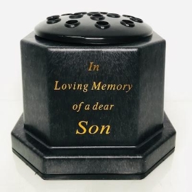 Black In Loving Memory Son Pot