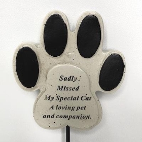 Special Cat Memorial Paw Pick 33cm