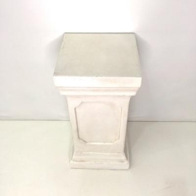 Cream Pedestal Stand 48cm