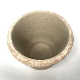 Cream Stone Urn Planter 17cm