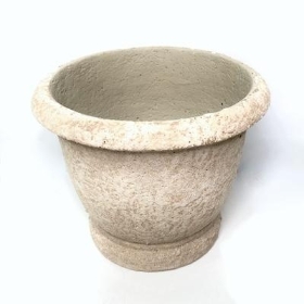 Cream Stone Urn Planter 17cm