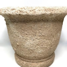 Cream Stone Urn Planter 14cm