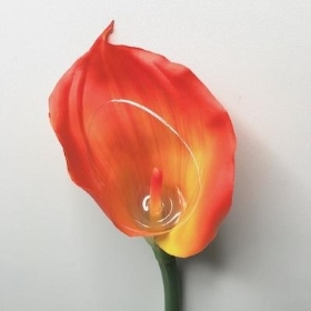 Orange Calla Lily 70cm