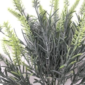 Green Frosted Wild Grass Bundle 45cm