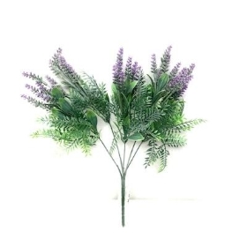 Lilac Lavender & Foliage Bush 33cm