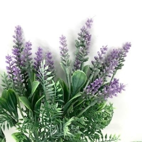 Lilac Lavender & Foliage Bush 33cm