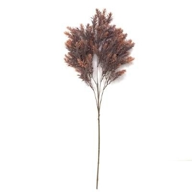 Brown Frosted Autumn Rosemary Stem 70cm