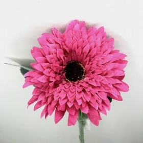 Hot Pink Double Gerbera 44cm