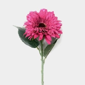 Hot Pink Double Gerbera 44cm