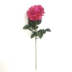 Hot Pink Peony 70cm