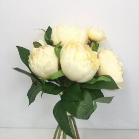 Soft Lemon Peony Bundle 32cm