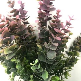 Pink Green Eucalyptus Bush 48cm