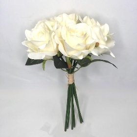 Cream Rose Bundle 30cm